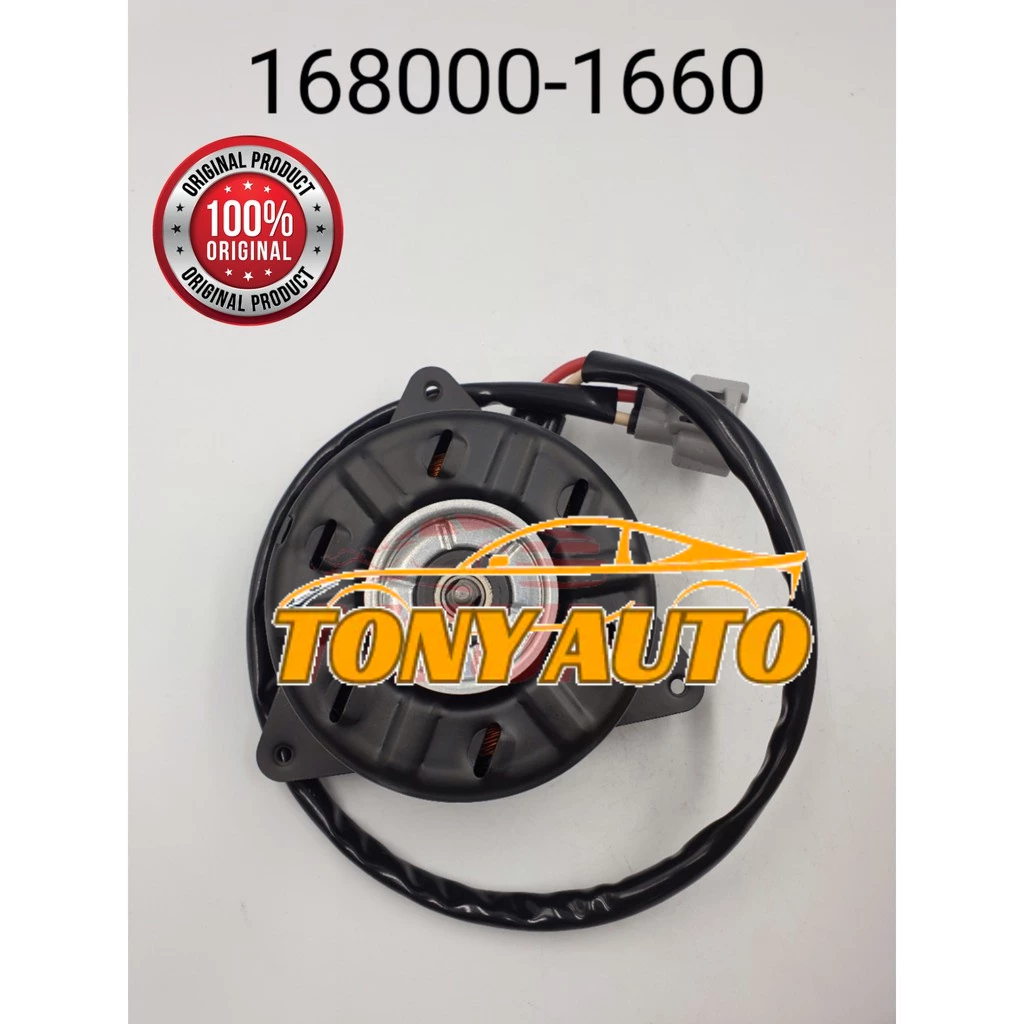 RADIATOR FAN MOTOR 168000-1660 TOYOTA HARRIER MCU30 3.0 LEXUS RX270 ...