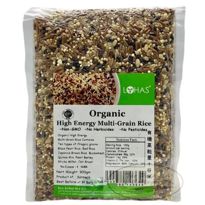 Lohas High Energy Multi Grain Rice 900g 有机高能量十谷米 | Shopee Malaysia