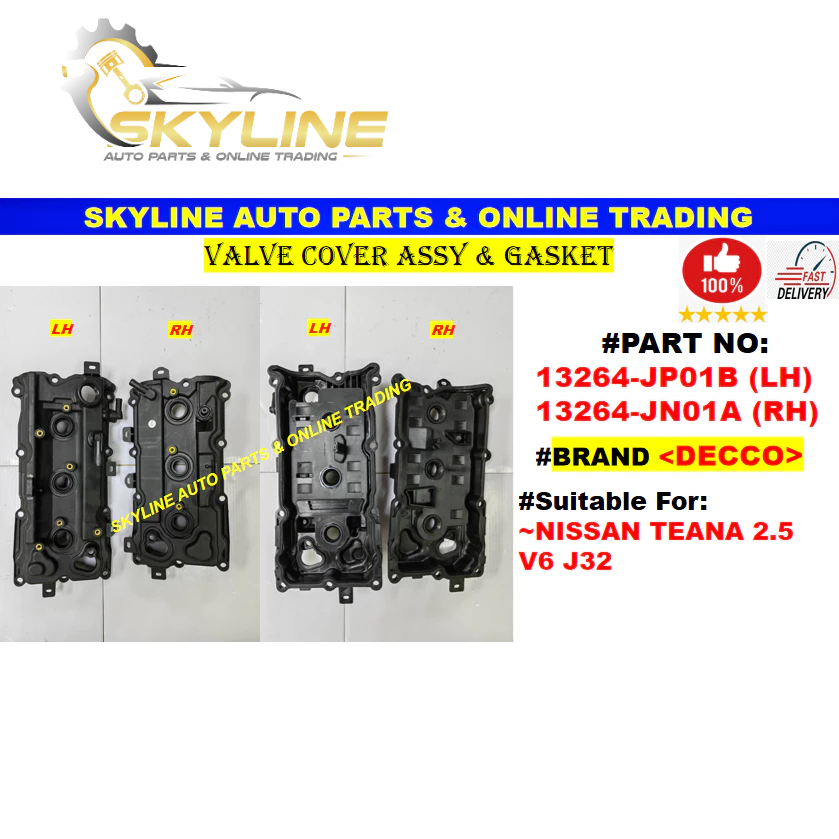 13264JN01A & 13264JP01B Valve Cover Assy Nissan Teana 2.5 V6 J32