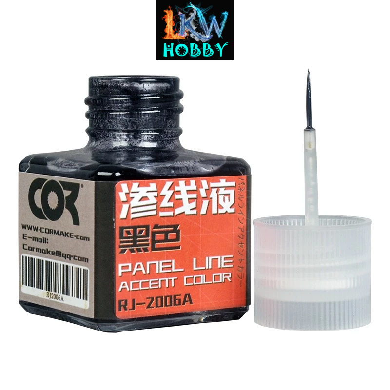 Cor Panel Line Accent RJ-2006A Black 40ml (Ready Stock) | Shopee Malaysia
