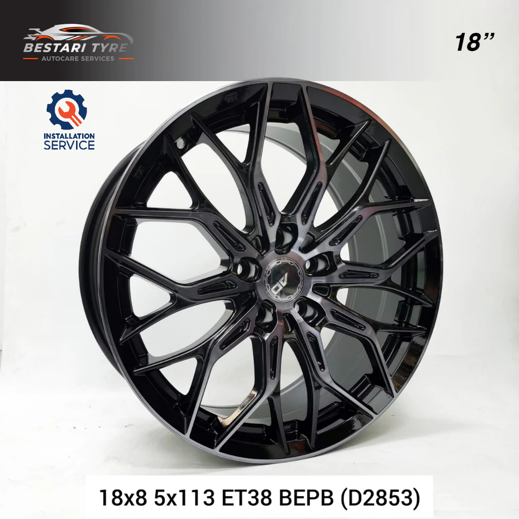 【Installation Available】D2853 AD AEDEE WHEELS 18 INCH 18X8 5X113 ET38 ...