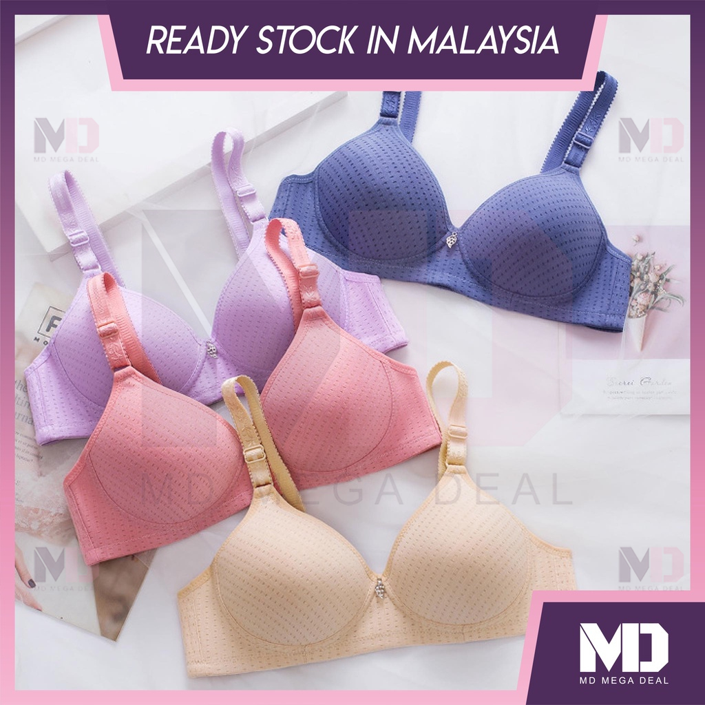 《Mega Deal》Plus Size Adjustable Bra Bamboo Charcoal Simple and Thin ...