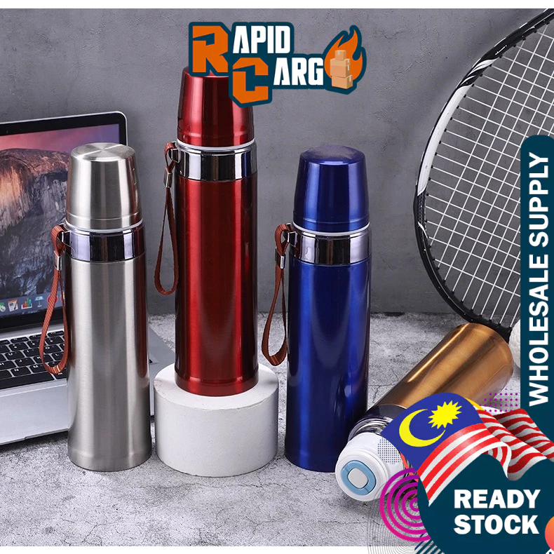 Premium 750ml Insulated Vacuum Flask Thermos Keep Warm and Cold Bottle