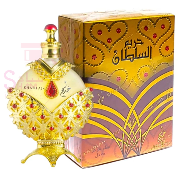 Hareem Al Sultan Oil 35 ml Gold Gift Khadlaj Perfumes Skin And Hair Oil ...