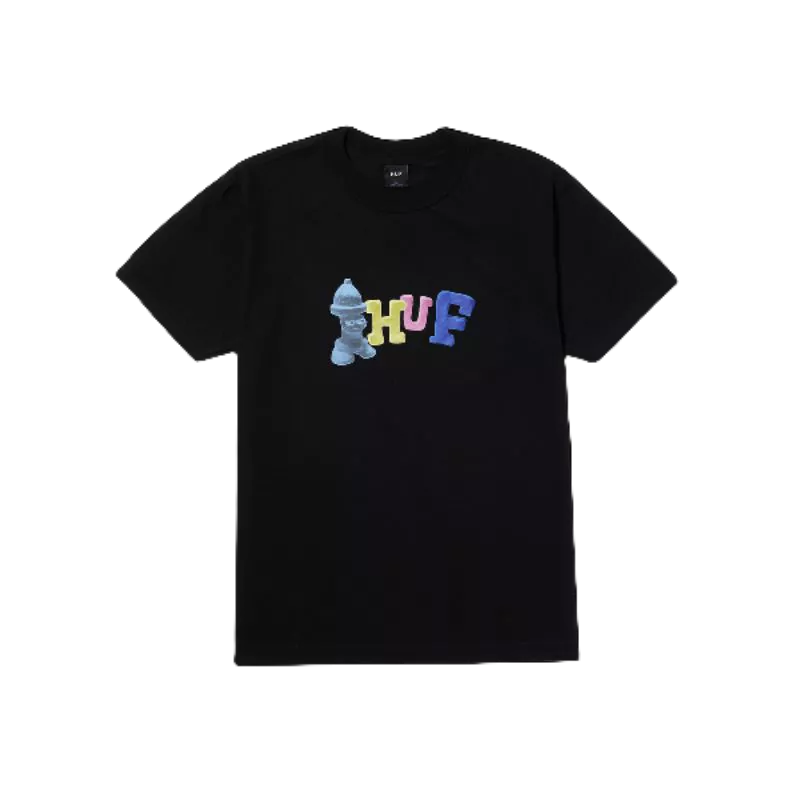 Huf Claytime T Shirt Ts02143 Black Shopee Malaysia