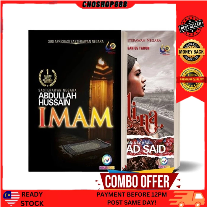 Kombo Set Novel Imam Sasterawan Negara Abdullah Hussain & Salina By A ...