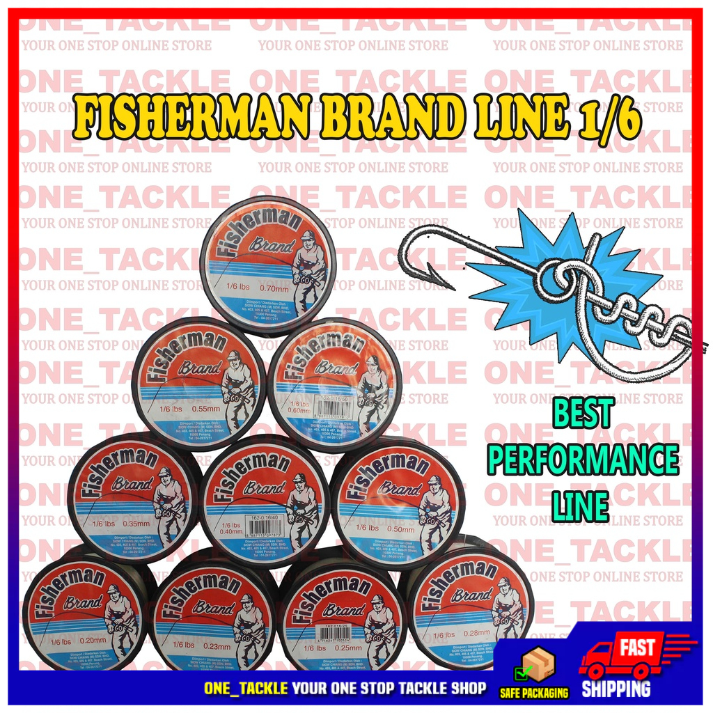 Fisherman Line 1/6 LB Brand | Shopee Malaysia