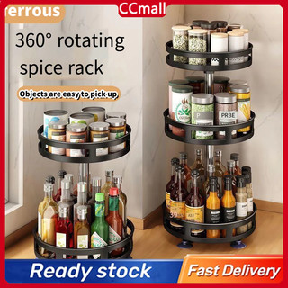 2/3 Tier 360° Rotatable Kitchen Rotating Spice Rack Rak Rempah ...