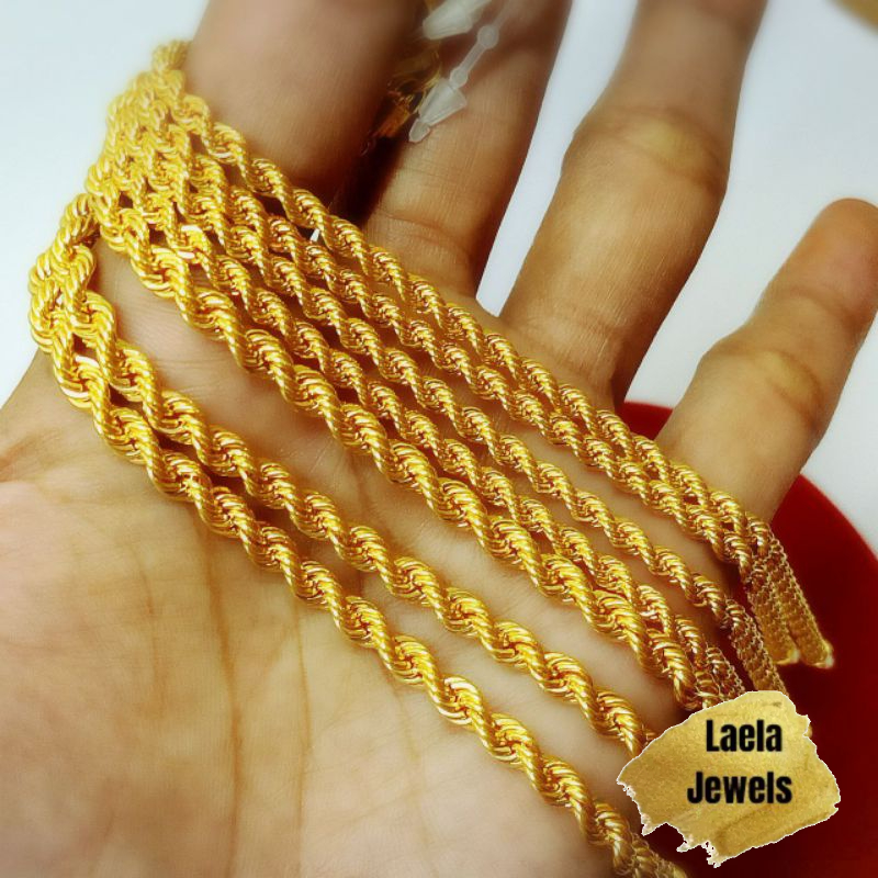 LAELA RANTAI TANGAN PINTAL / BUBUT HOLLOW EMAS TULEN 916 GOLD BRACELET ...