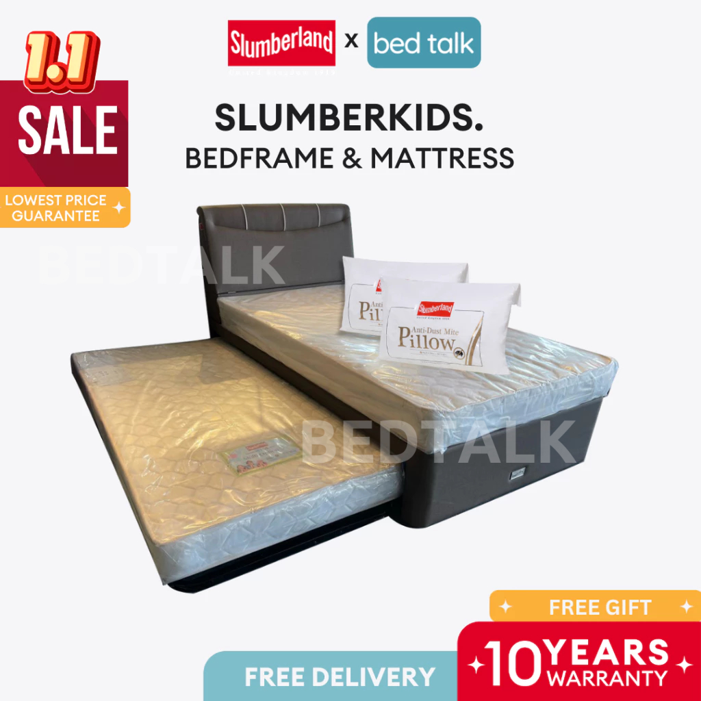 🎁 Free Delivery & Install 🎁 SlumberKid Multi Options 3 (5in1) Bed Set 10 Years Warranty