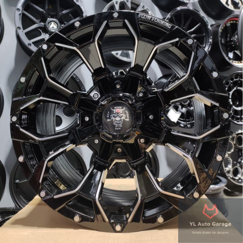 [4x4] K2 Sport Rim Model K146 [Gloss Black] 17x8.5JJ ET-12 (6x139.7 ...
