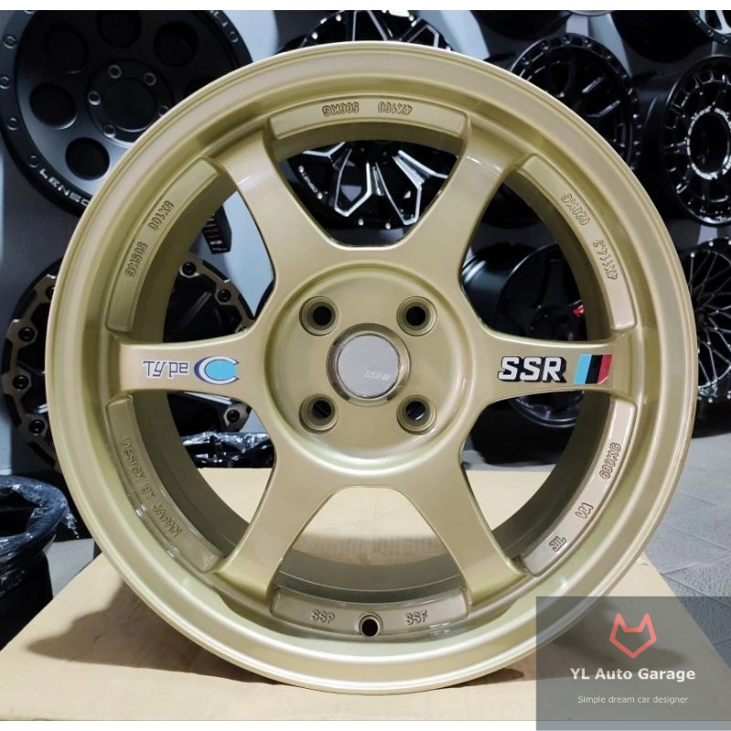 Enkei SSR Type-C [Light Gold] Sport Rim 16x7JJ ET38 (4x100) | Shopee ...