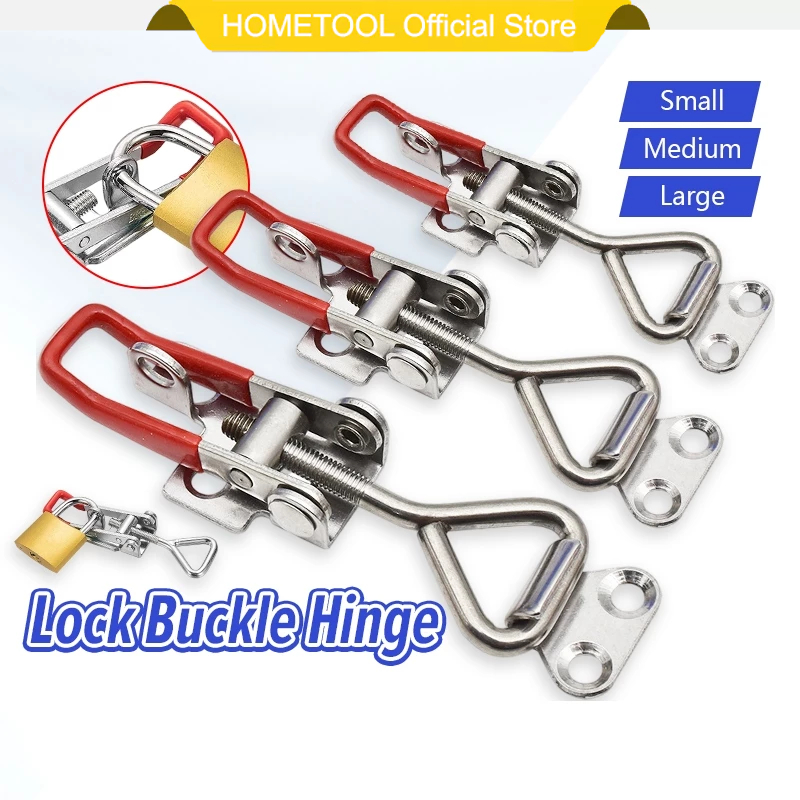 HOMETOOL Loaded Toggle Latch Lock Compression Draw Latch Clamp Clasp