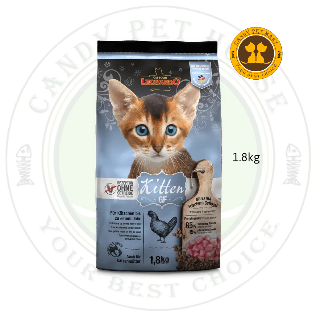 Leonardo Cat Food Kitten Grain Free Dry Food 1.8kg LIGHT PURPLE Shopee Malaysia