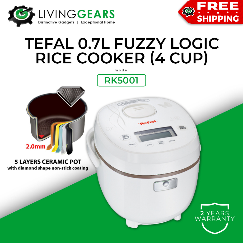 Tefal Rice Cooker Mini Mechanical 4 Cups (0.7L) RK6011 RK5001 RK5151