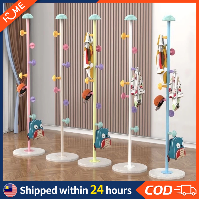 Child Hanging Standing Hat and Coat Rack Penyangkut Baju Beg Hanging ...