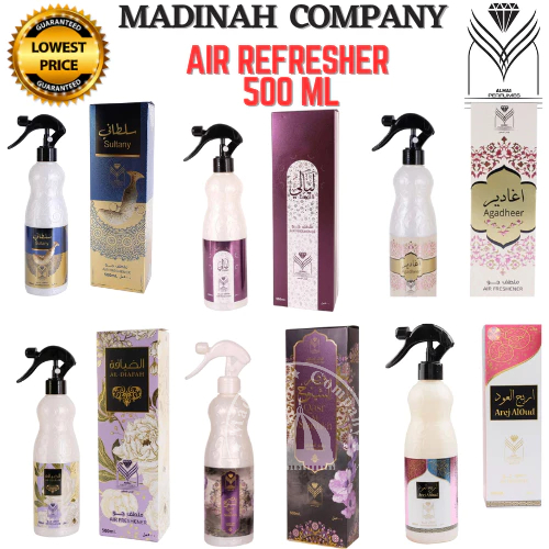 Air freshener Long lasting 500 ML Oud mood Kaaba Banafa Oud Al Khanjar