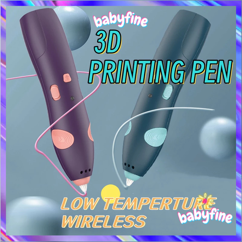 【Selangor Stock】3D Printing Pen Wireless 3D Pen Low Temperature PCL ...