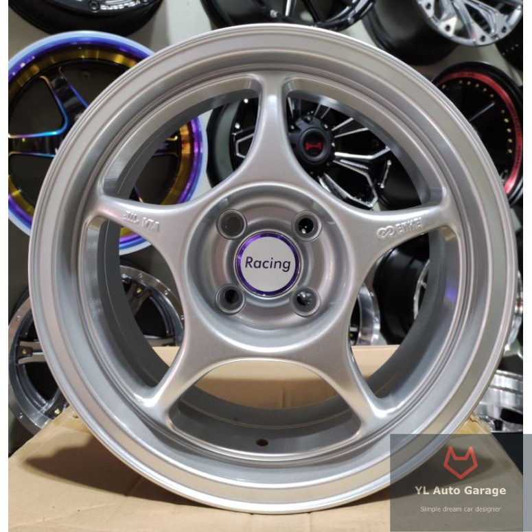 RP0-1 [Silver] Sport Rim 15x7JJ ET30 (4x100) | Shopee Malaysia