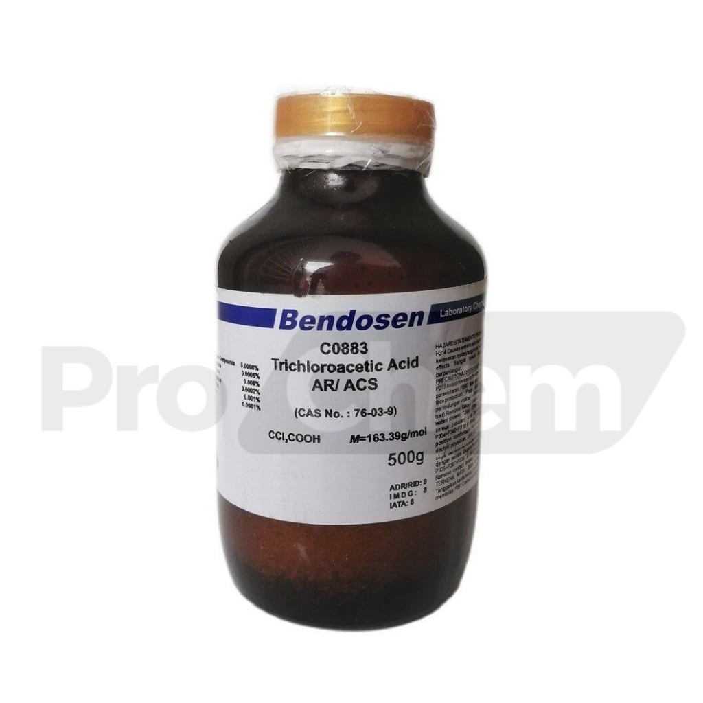 Trichloroacetic Acid (TCA) AR, Bendosen 500g [CAS No. 76-03-9] | Shopee ...