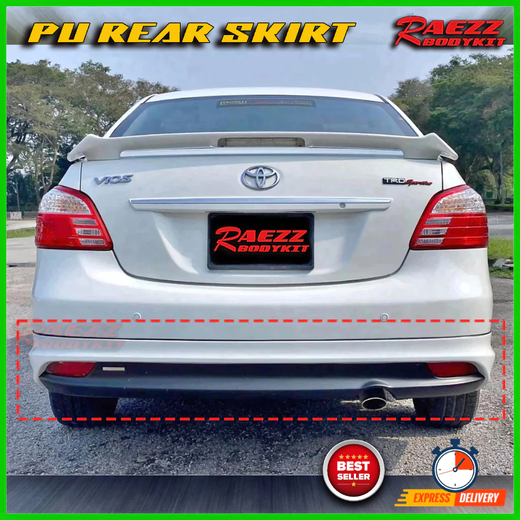 💥Ready Stock💥Toyota Vios ( NCP-93 ) **2007~2013** TRD Sportivo PU Rear ...