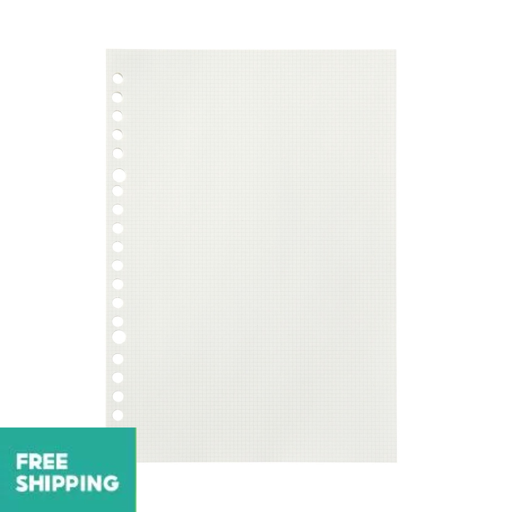 MUJI Loose Leaf Papers Refill 2mm Grid Shopee Malaysia