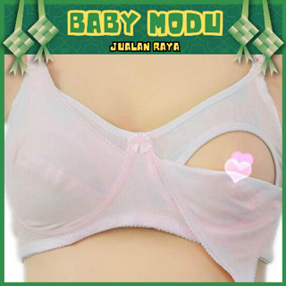 𝐑𝐄𝐀𝐃𝐘𝐒𝐓𝐎𝐂𝐊- Padded Nursing Bra Cotton Breastfeeding Bra Pregnant  Women Innerwear Bra Menyusu Front Open Span Bra孕妇喂奶哺乳内