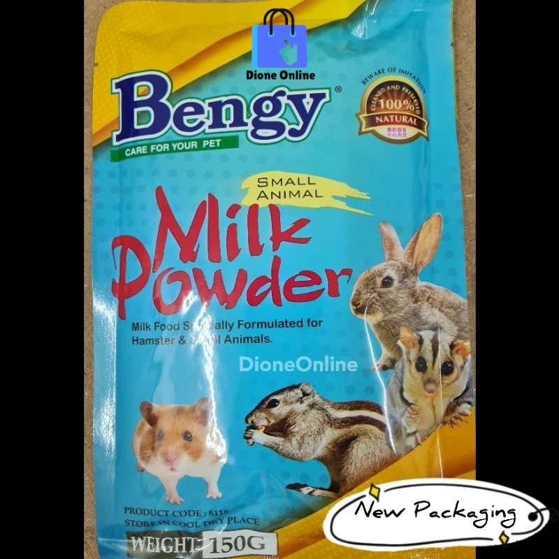 Bengy Small Animal Milk Powder 150g - Hamster Rabbit Sugar Glider ...