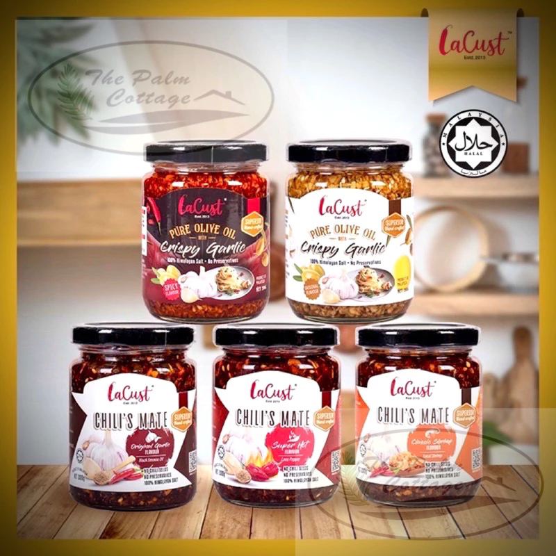 LACUST Halal Chili's Mate Original Garlic / Spicy Garlic Sauce / Super