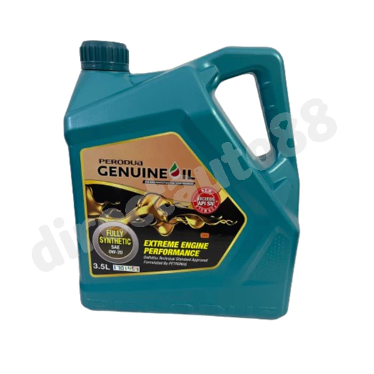 NEW PERODUA SAE 0W-20 3.5L BEZZA 1.3 NEW MYVI ENGINE OIL FULLY ...