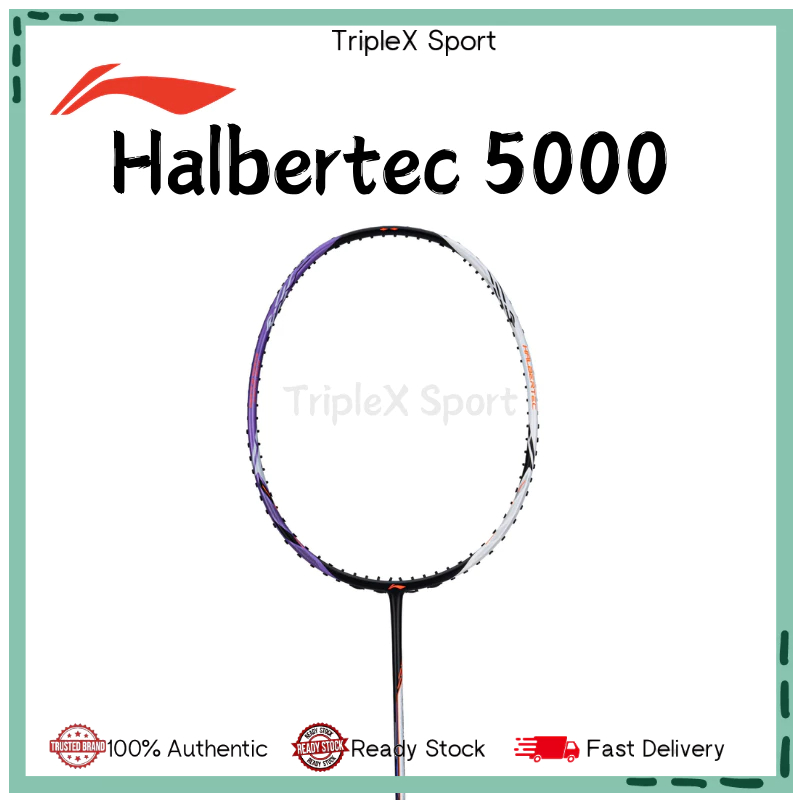 【Ready Stock】Li-Ning Halbertec 5000 Badminton Unstrung Racket 【Free ...