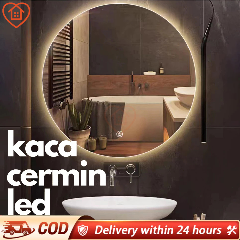 📣LOWEST PRICE📣 LED Light Round Mirror Wall Mirror Vanity Mirror Deco