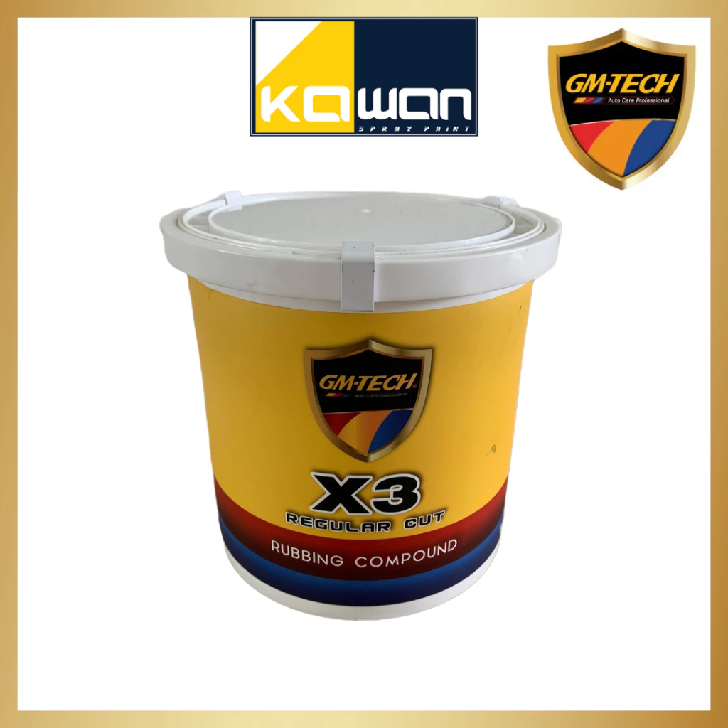 GM TECH X3 Regular Cut Rubbing Compound/Polish 3KG Shopee Malaysia