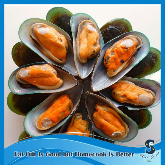 Blue Mussel 1/2 Shell 907GM/PKT (Delivery Klang Valley Only; Above ...