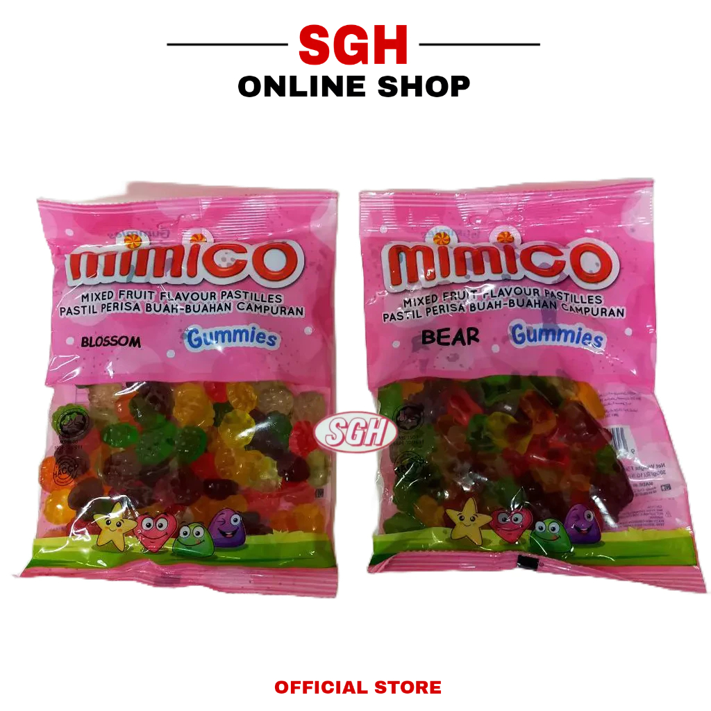 Mimico Mini Jelly Drops Sweet Candy gula gula Jelly 350gm halal ...