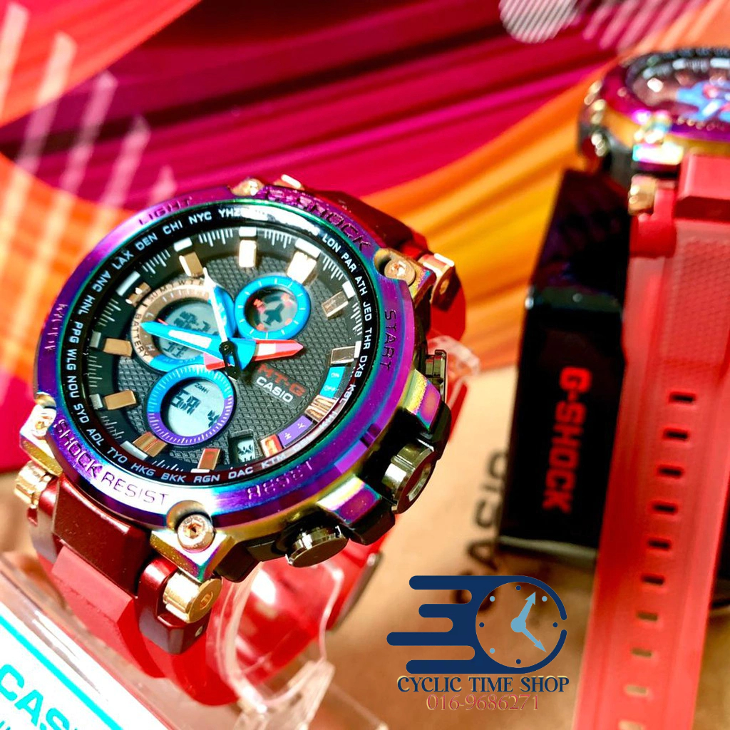 G SHOCK MTG B1000 RAINBOW STEEL GOOD QUALITY WATCH Shopee Malaysia