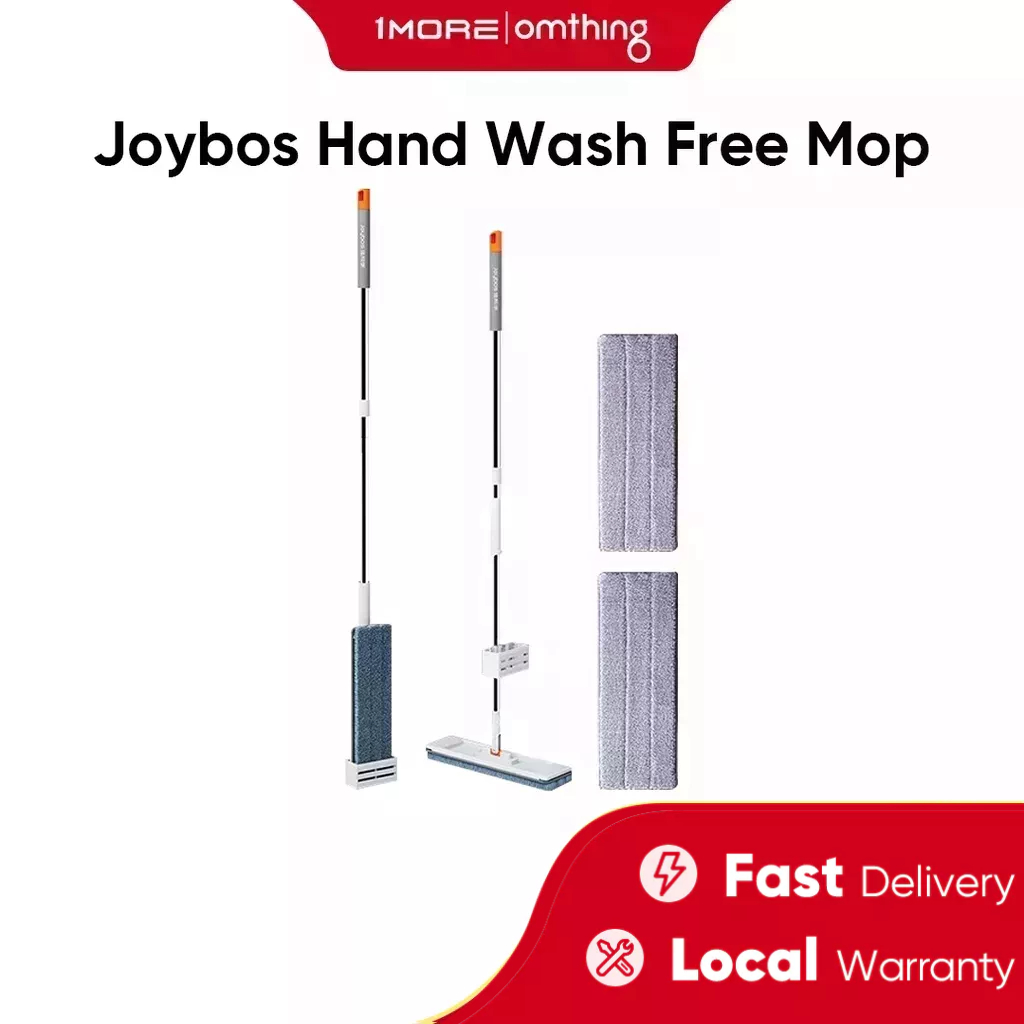 Joybos Mop Lantai Hand Free Lazy Mop Wet Dry Use 360 Degrees Spin Floor ...