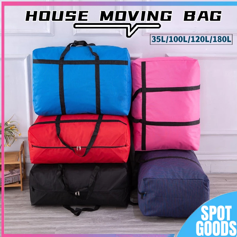 Specool-Beg Guni Besar Tebal Beg Waterproof Bag Oxford Besar Berzip Big ...