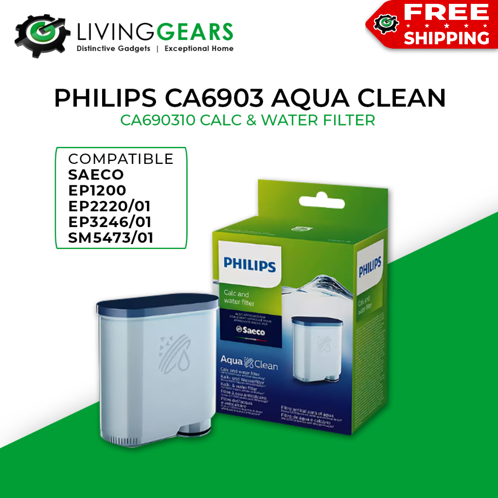 PHILIPS AquaClean Calc and Water Filter (CA6903/10) for Espresso Coffee