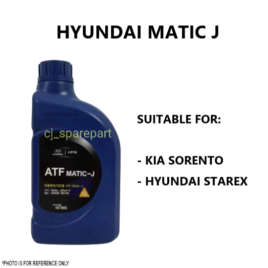 HYUNDAI KIA AUTO TRANSMISSION FLUIDS ATF MATIC J 1 L KIA SORENTO OLD