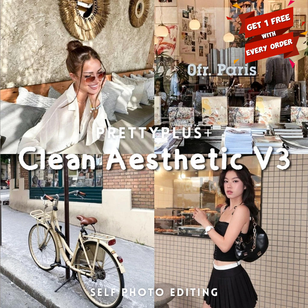 Clean Aesthetic V3 | Lightroom Preset Mobile IOS Android & PC Desktop ...