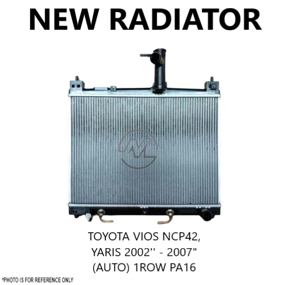 RADIATOR TOYOTA VIOS NCP42 2002'' - 2007'' TANGKI AIR KERETA TOYOTA ...