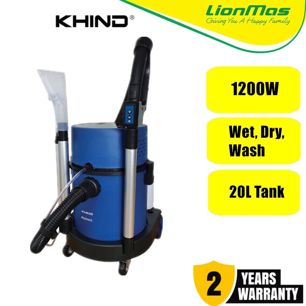 KHIND Wet Dry & Wash Vacuum Cleaner VC3007MS Shopee Malaysia