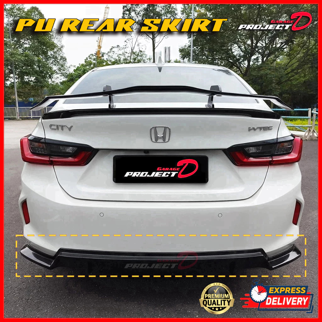 💥Ready Stock💥Honda City GN2 Sedan ** 2020 - 2023 ** PU Rear Skirt / PU ...