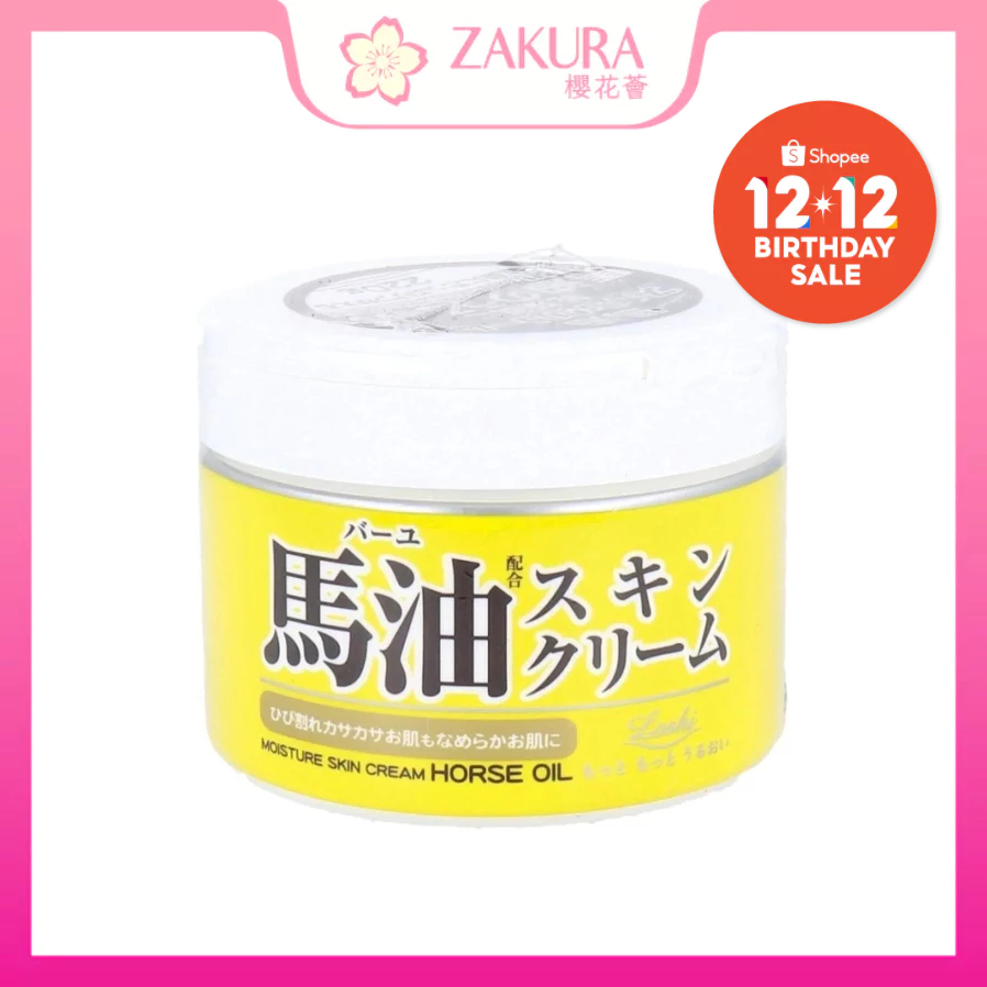 Loshi Moisture Skin Cream Horse Oil 220g Shopee Malaysia