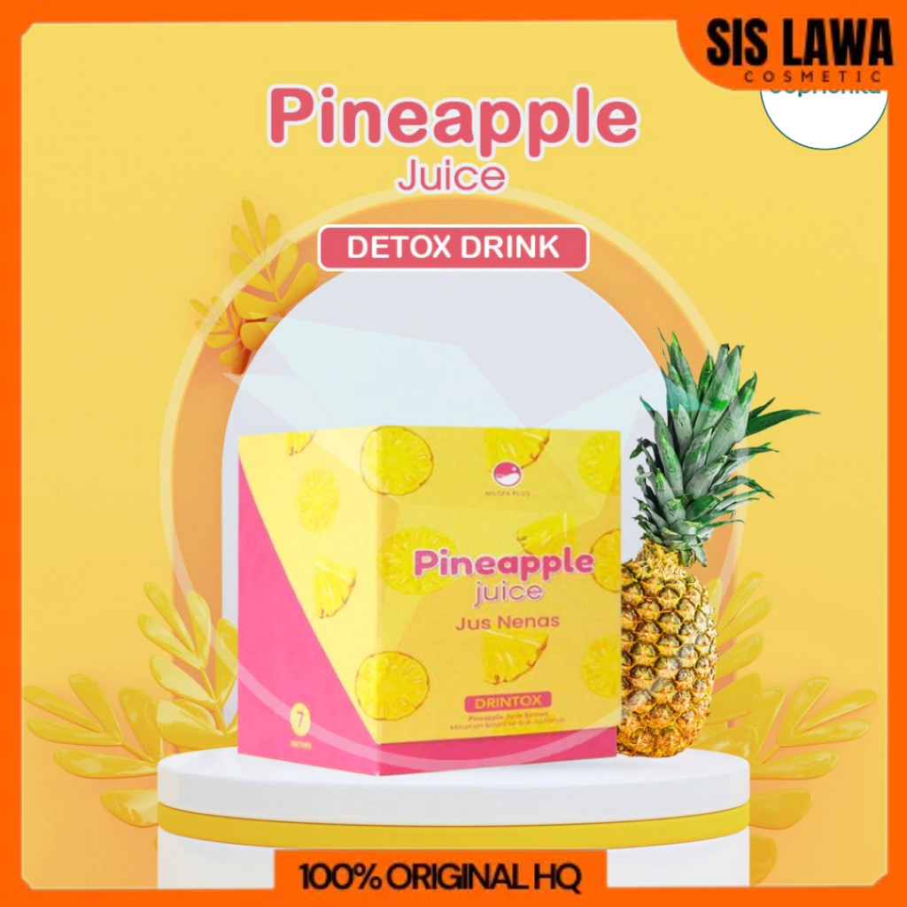 NEELOFA DRINTOX PINEAPPLE JUICE BY NILOFA, JUICE UNTUK DIET, Nilofa