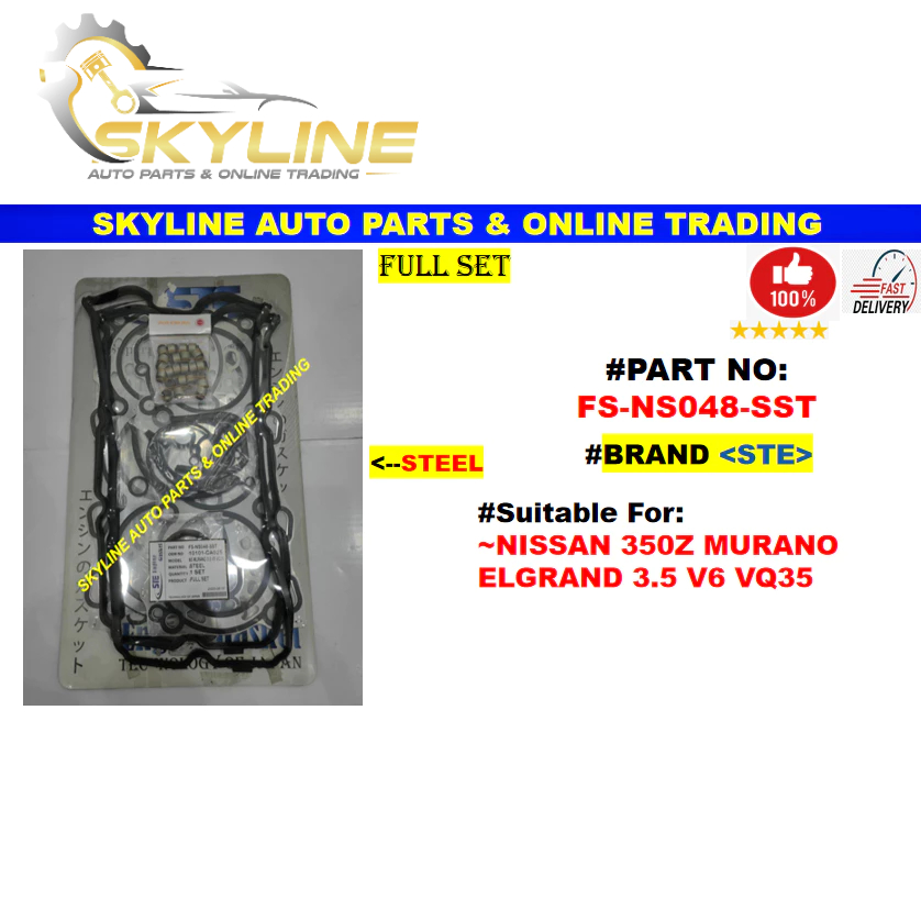 Full Gasket Kit For Nissan VQ35DE – Fits Altima, Infiniti, Murano V6 3.5L, 10101-8J025 4 thumbnail image