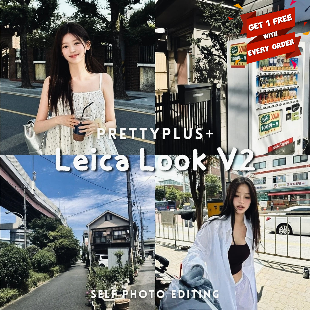 Leica Look V2 Lightroom Preset Mobile IOS Android & PC Desktop
