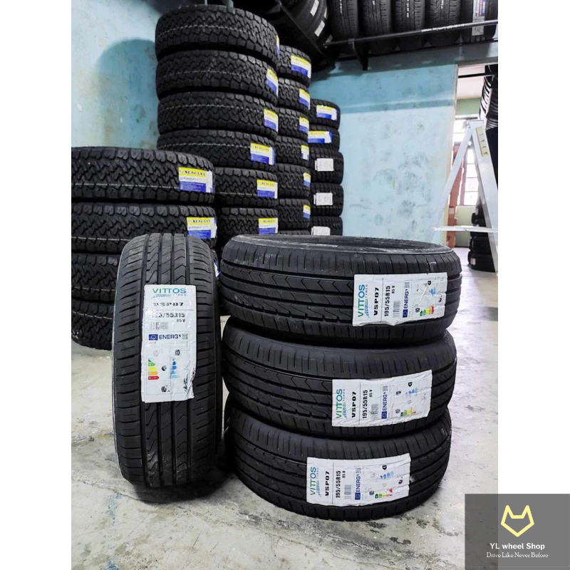 195 55 15 Vittos VSP07 Tayar Baru 💚💚💚 | Shopee Malaysia