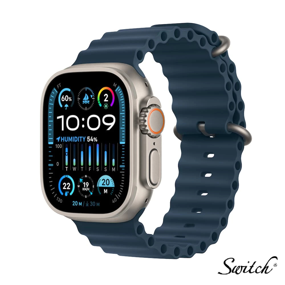 Apple Watch Ultra 2 49mm Titanium Case With Ocean Band Gps Cellular Shopee Malaysia 8765